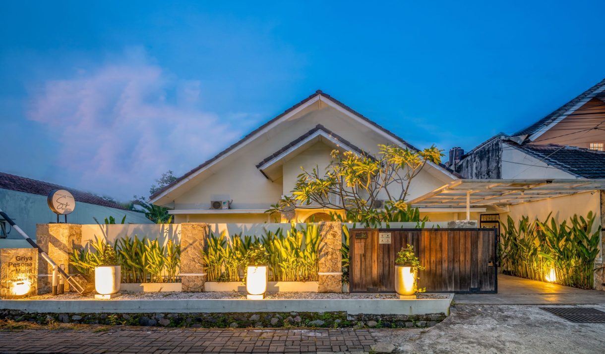 Tampak depan Villa Siji Jogja