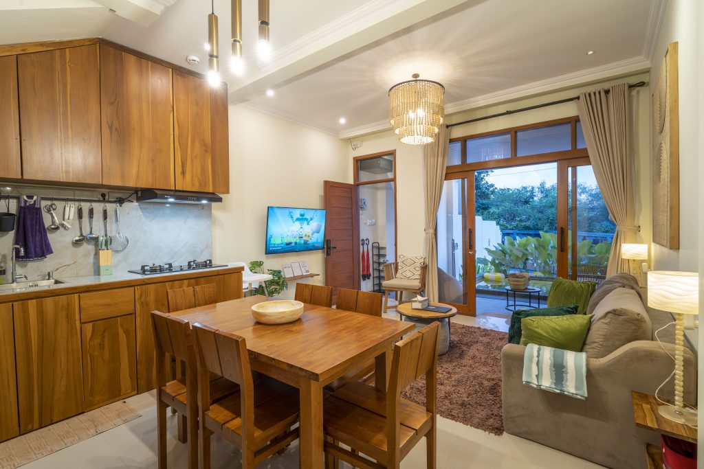 interior villa siji nayan villa untuk rombongan