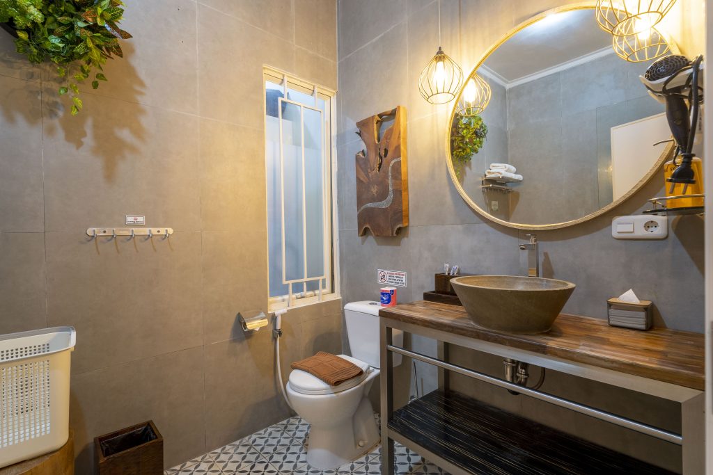 interior villa keluarga jogja